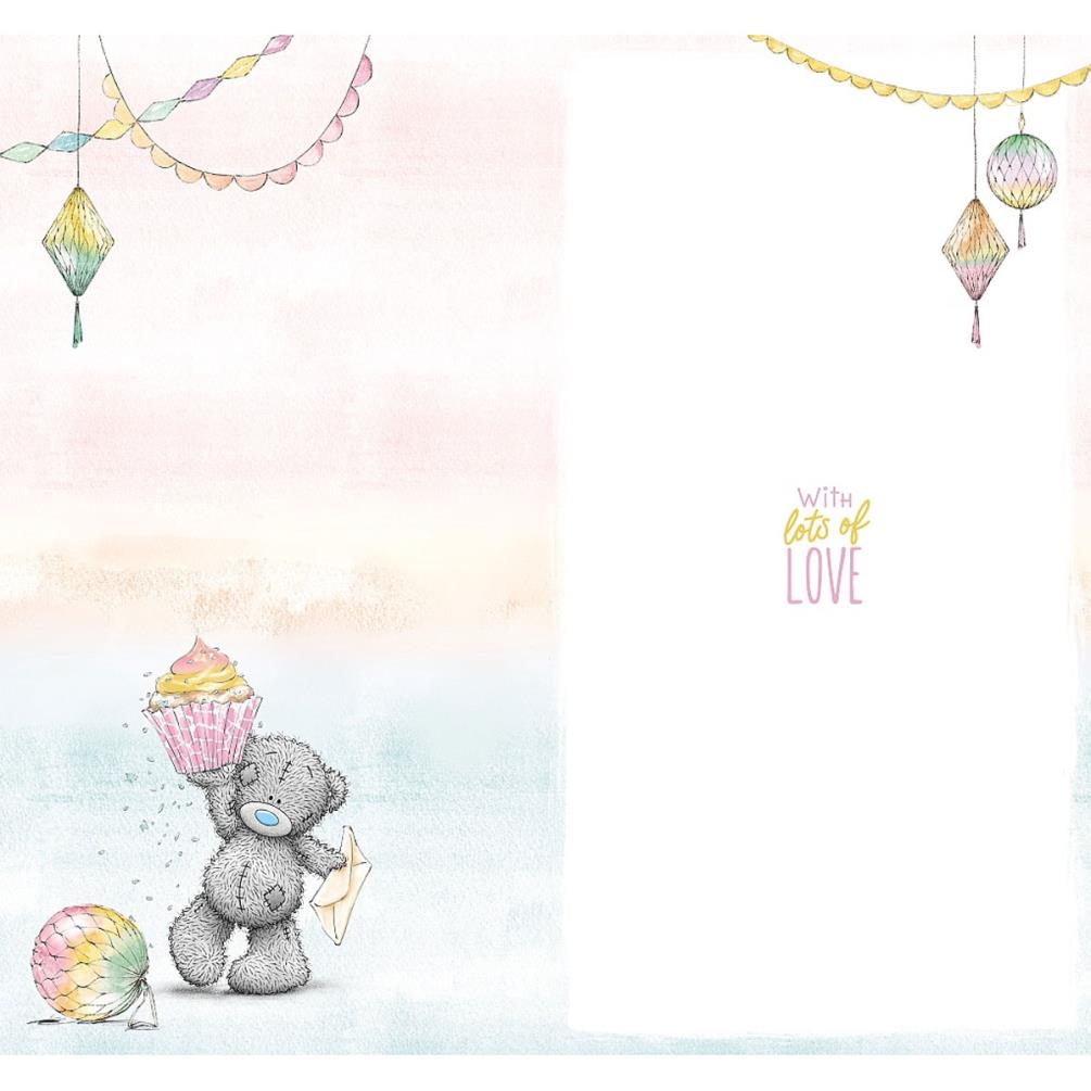 Bear With Cupcake Me to You Bear Birthday Card Extra Image 1